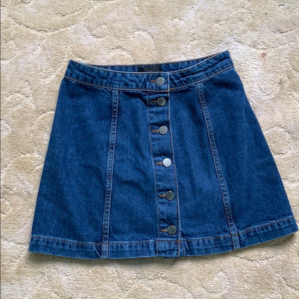 TOPSHOP  Jean shirt with buttons